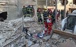 آوار ساختمان سه‌طبقه در بلوار الغدیر تهران؛ نجات ۴ مصدوم از زیر آوار