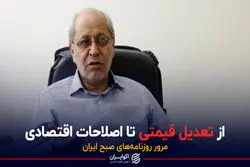 پادکست برنامه صبحگاهی مرور روزنامه های امروز،۳۱ اردیبهشت ۱۴۰۱
