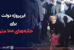 ابرپروژه دولت برای خانه‌های ۱۰۰ متری!