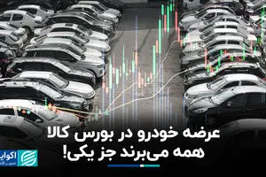 عرضه خودرو در بورس کالا، همه می‌برند جز یکی!
