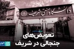 تعویض‌های جنجالی در شریف