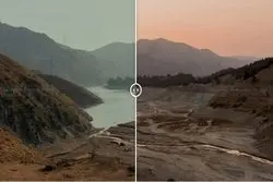 سی‌ان‌ان: خشکسالی در ایران از فضا قابل مشاهده است+ تصویر