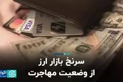سرنخ بازار ارز از وضعیت مهاجرت