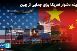 گزینه دشوار آمریکا برای جدایی از چین