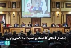 هشدار فعالان اقتصادی نسبت به کسری ارزی/ نشست هیات نمایندگان اتاق ایران