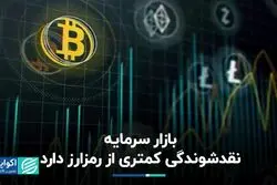 بازار سرمایه نقدشوندگی کمتری از رمزارز دارد