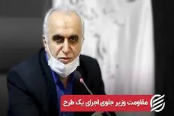 مقاومت وزیر جلوی اجرای یک طرح