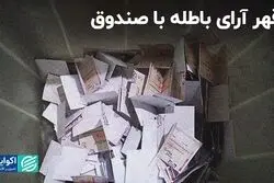 پیام کاهش آرای باطله
