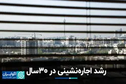 رشد اجاره‌نشینی در 30 سال