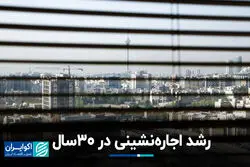 رشد اجاره‌نشینی در 30 سال