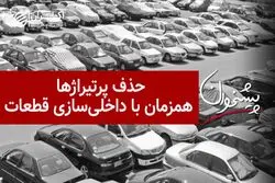 حذف پرتیراژها همزمان با داخلی‌سازی قطعات