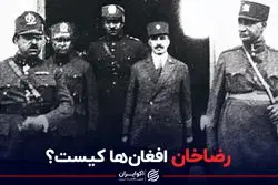 رضاخان افغان ها کیست ؟