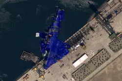 آسیب شدید به ناوشکن کره شمالی