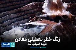  زنگ خطر تعطیلی معادن/ ناریه کمیاب شد