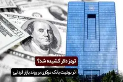 ترمز دلار کشیده شد؟