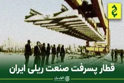 قطار پسرفت صنعت ریلی ایران