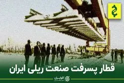 قطار پسرفت صنعت ریلی ایران