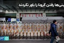 چینی‌ها رفتن کرونا را باور نکردند