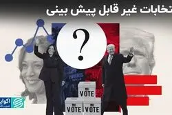 انتخابات آمریکا شانه‌ به‌ شانه
