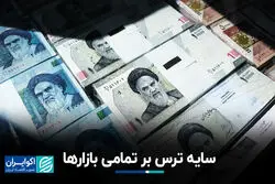 سایه ترس بر تمامی بازارها