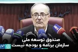 صندوق توسعه ملی، سازمان برنامه و بودجه نیست
