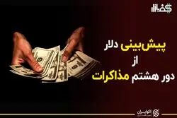 پیش‌بینی دلار از دور هشتم مذاکرات