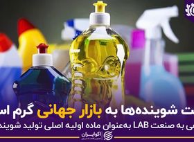 پشت شوینده ها به بازار جهانی گرم است