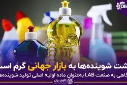 پشت شوینده ها به بازار جهانی گرم است