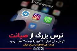 ترس بزرگ از صیانت