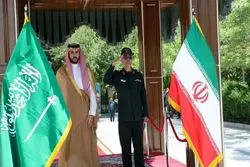 وزیر دفاع عربستان وارد تهران شد/ استقبال سرلشکر باقری از برادر محمد بن سلمان