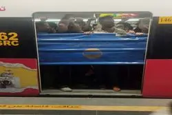 توضیح مترو درخصوص بازماندن درهای واگن ؛از تردد مسافران جلوگیری شد