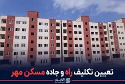 تکمیل راه و جاده مسکن مهر به ۱۴۰۱ رسید