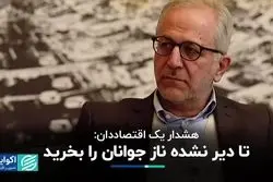 هشدار یک اقتصاددان: تا دیر نشده ناز جوانان را بخرید