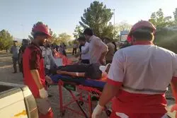 تصادف عجیب در کرمان / ۲۳ نفر سوار یک وانت بودند 