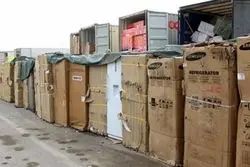 جمع‌آوری 9 کامیون لوازم خانگی بازسازی شده از بازار