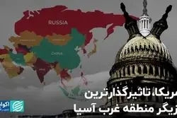 آمریکا، تاثیرگذارترین بازیگر منطقه غرب آسیا