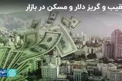 تعقیب و‌ گریز دلار و‌ مسکن‌ در بازار