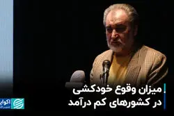 میزان وقوع خودکشی در کشورهای کم درآمد 
