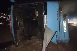 علت واژگونی مرگبار اتوبوس دانش‌آموزان کرمانی مشخص شد
