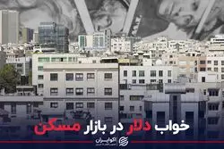 خواب دلار در بازار مسکن
