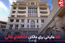 جریمه فرار از مالیات خانه‌های خالی