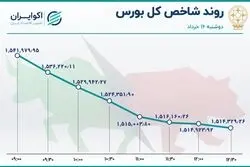 سقوط کم سابقه شاخص هم وزن بورس