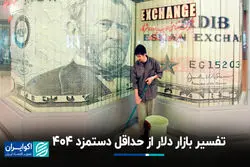 تفسیر بازار دلار از حداقل دستمزد 1404