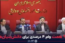 90 همت وام 4 درصدی برای دانش بنیان‌ها