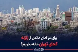 برای در امان ماندن از زلزله، کجای تهران خانه بخریم ؟