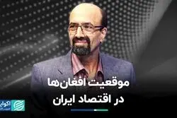 موقعیت افغان‌ها در اقتصاد ایران