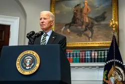 حضور بایدن در یک مراسم عمومی پس از ابتلا به سرطان