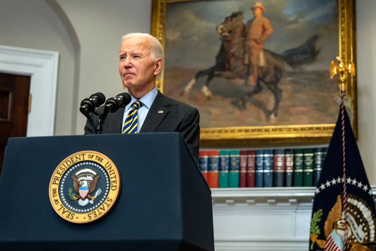 حضور بایدن در یک مراسم عمومی پس از ابتلا به سرطان