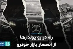  راه در رو پولدارها از انحصار بازار خودرو