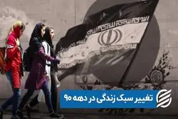 تغییر سبک زندگی در دهه ۹۰